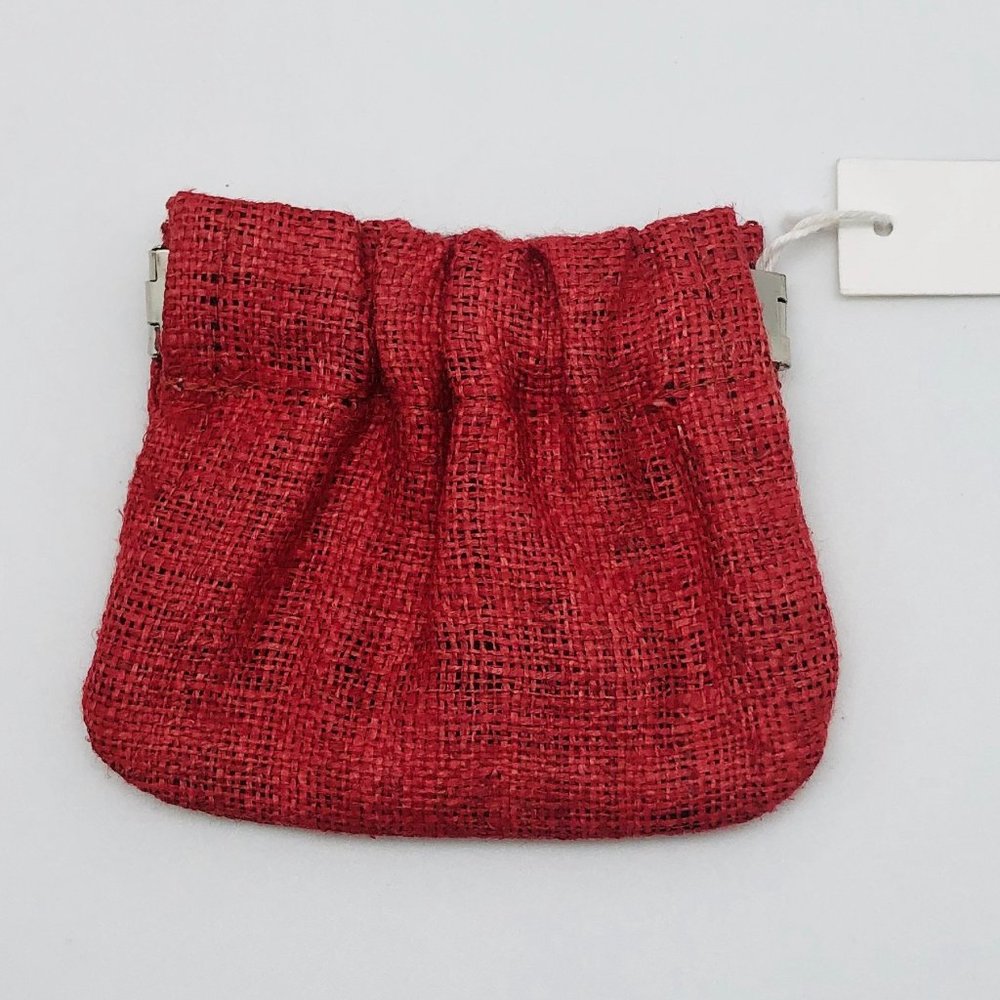 New embroidered geometric pattern pouch - Picture 3 of 4